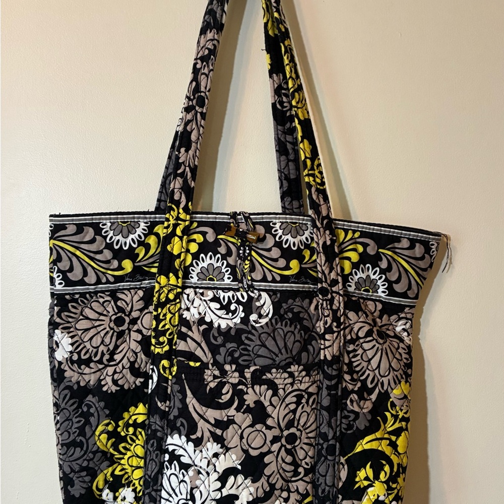 Vera Bradley “Baroque” Miller Travel Tote Quilted Retired Large Laptop Bag EUC - Picture 3 of 8